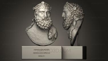 Busts and heads antique and historical (BUSTA_0058) 3D model for CNC machine